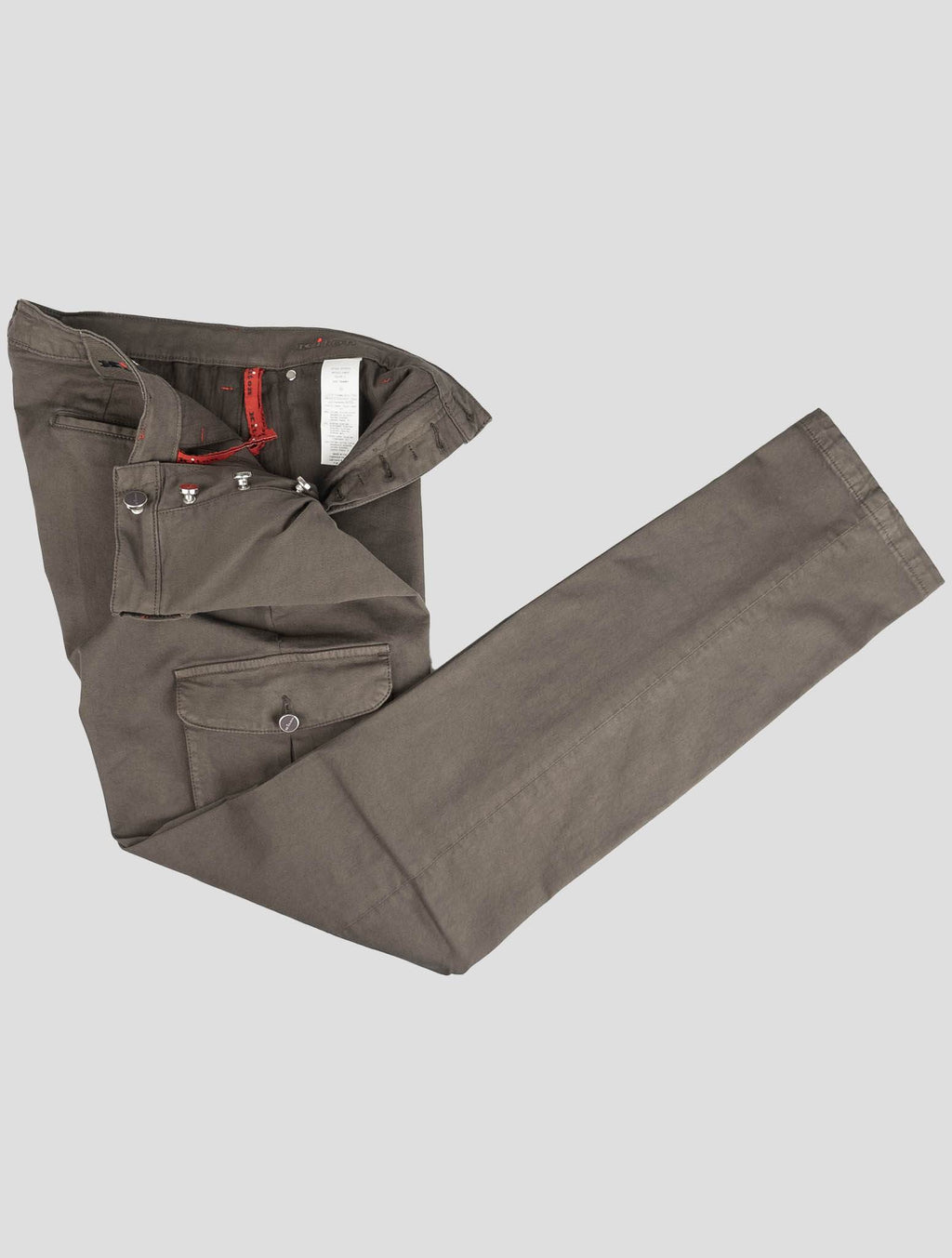 Kiton Brown Cotton Ea Cargo Pant