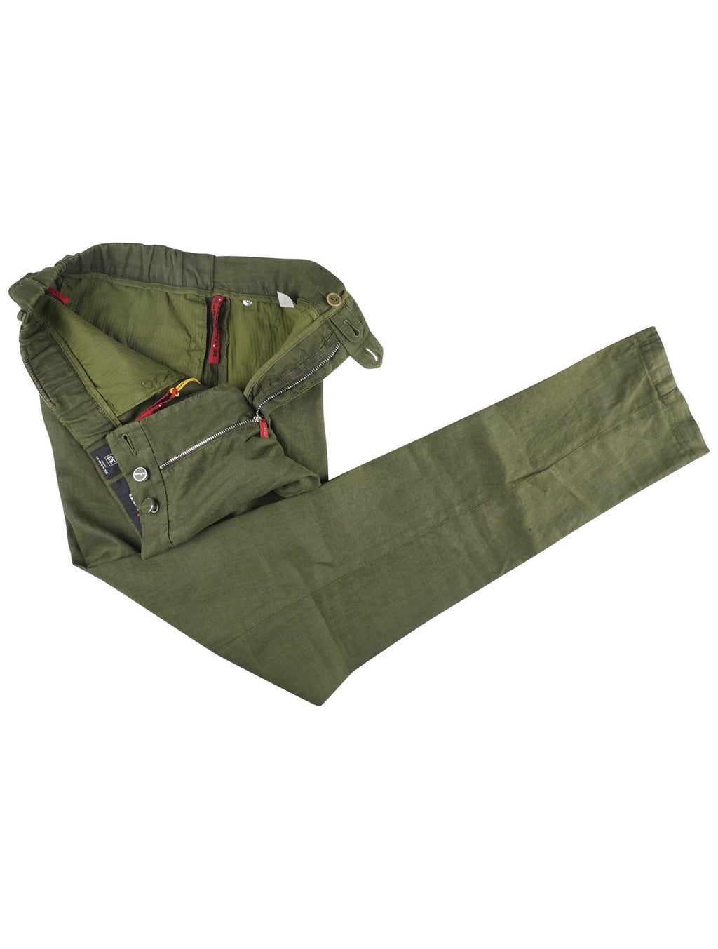 Kiton Kiton Green Linen Ea Pants Green 001