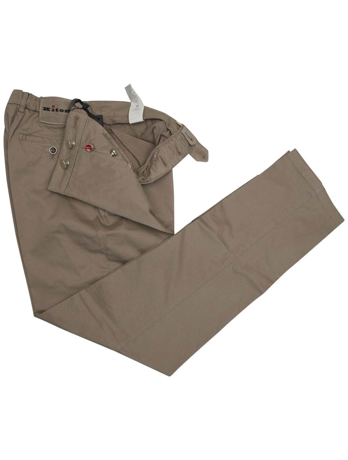 Kiton Kiton Beige Cotton Ea Pants Beige 001