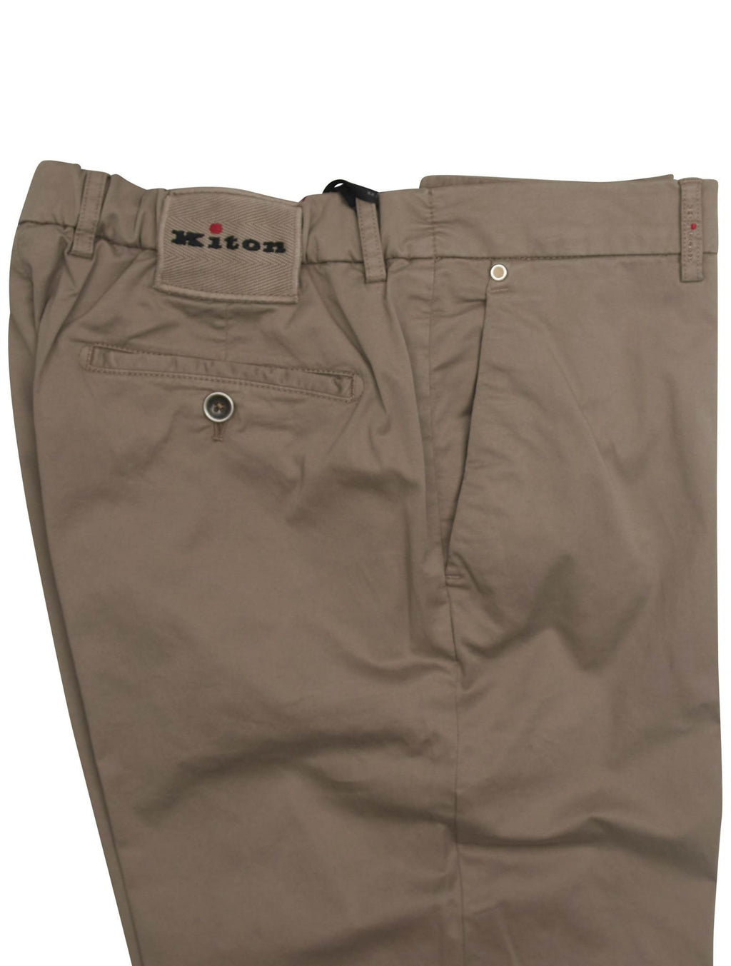Kiton Beige Cotton Ea Pants