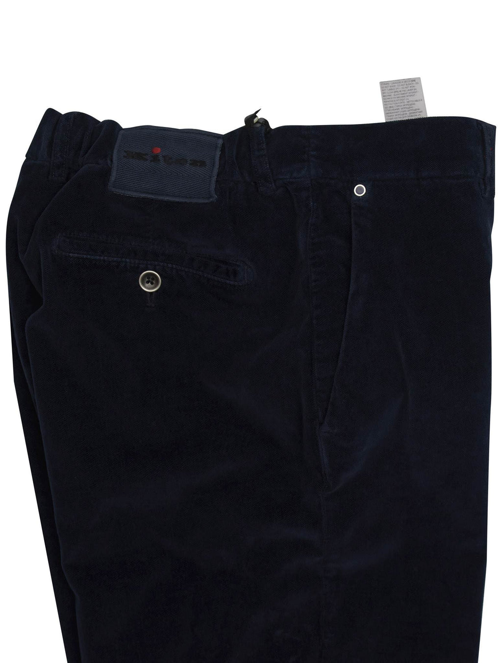 Kiton Blue Cotton Ea Pants