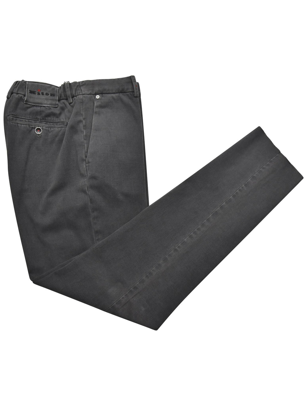 Kiton Gray Cotton Cashmere Pans