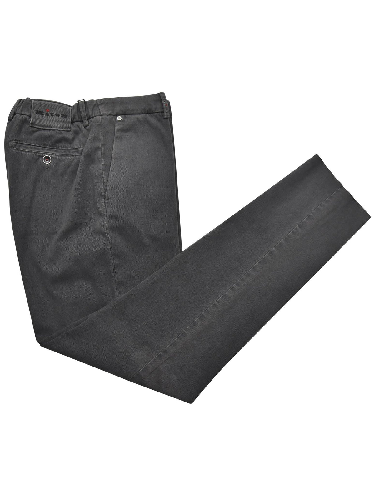 Kiton Gray Cotton Cashmere Pans