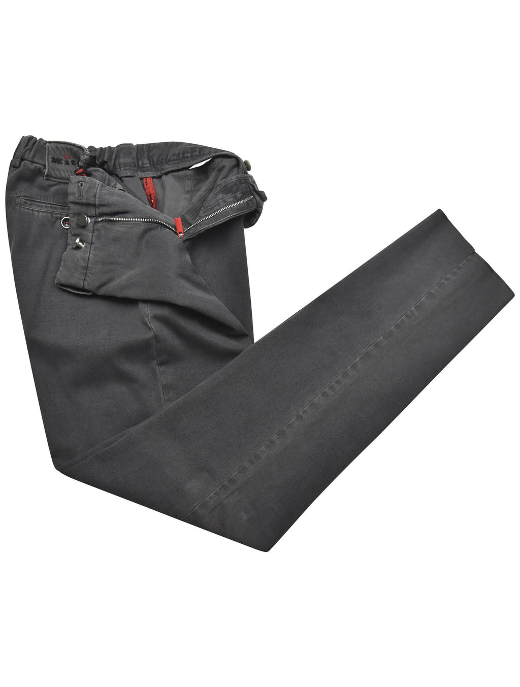 Kiton Kiton Gray Cotton Cashmere Pans Gray 001