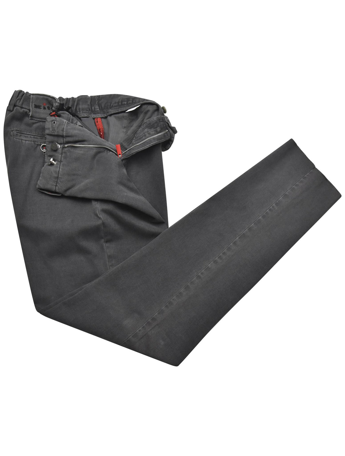 Kiton Kiton Gray Cotton Cashmere Pans Gray 001