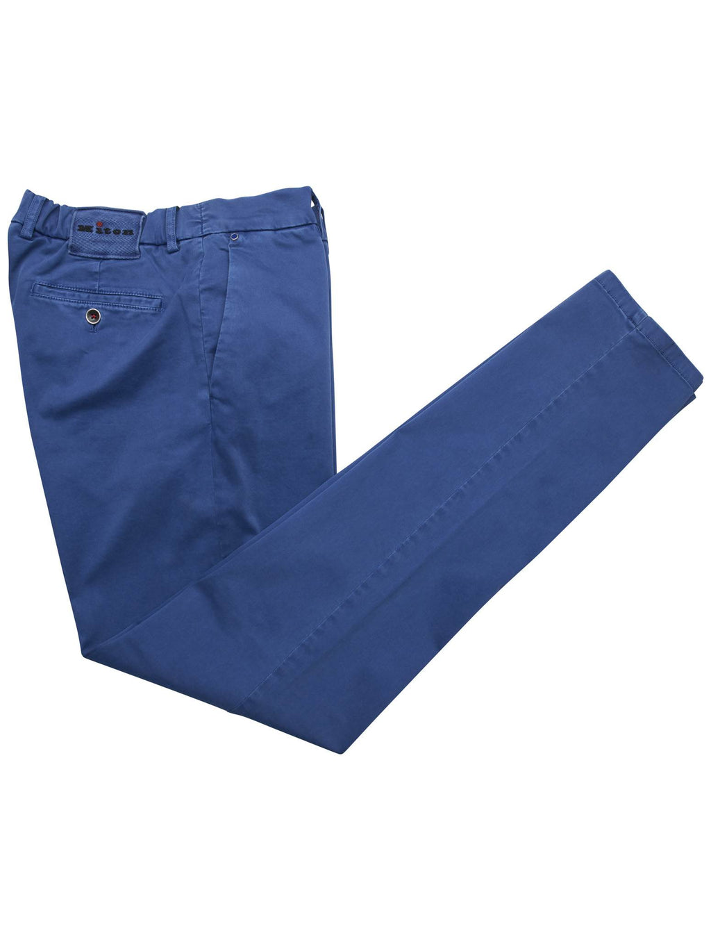 Kiton Blue Cotton Ea Pants
