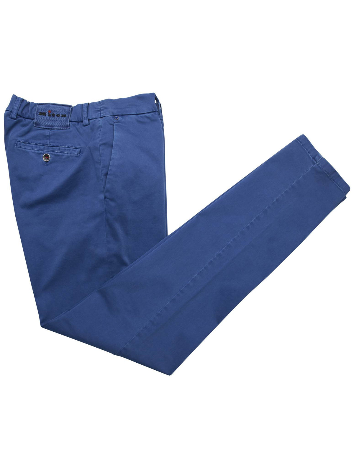 Kiton Blue Cotton Ea Pants