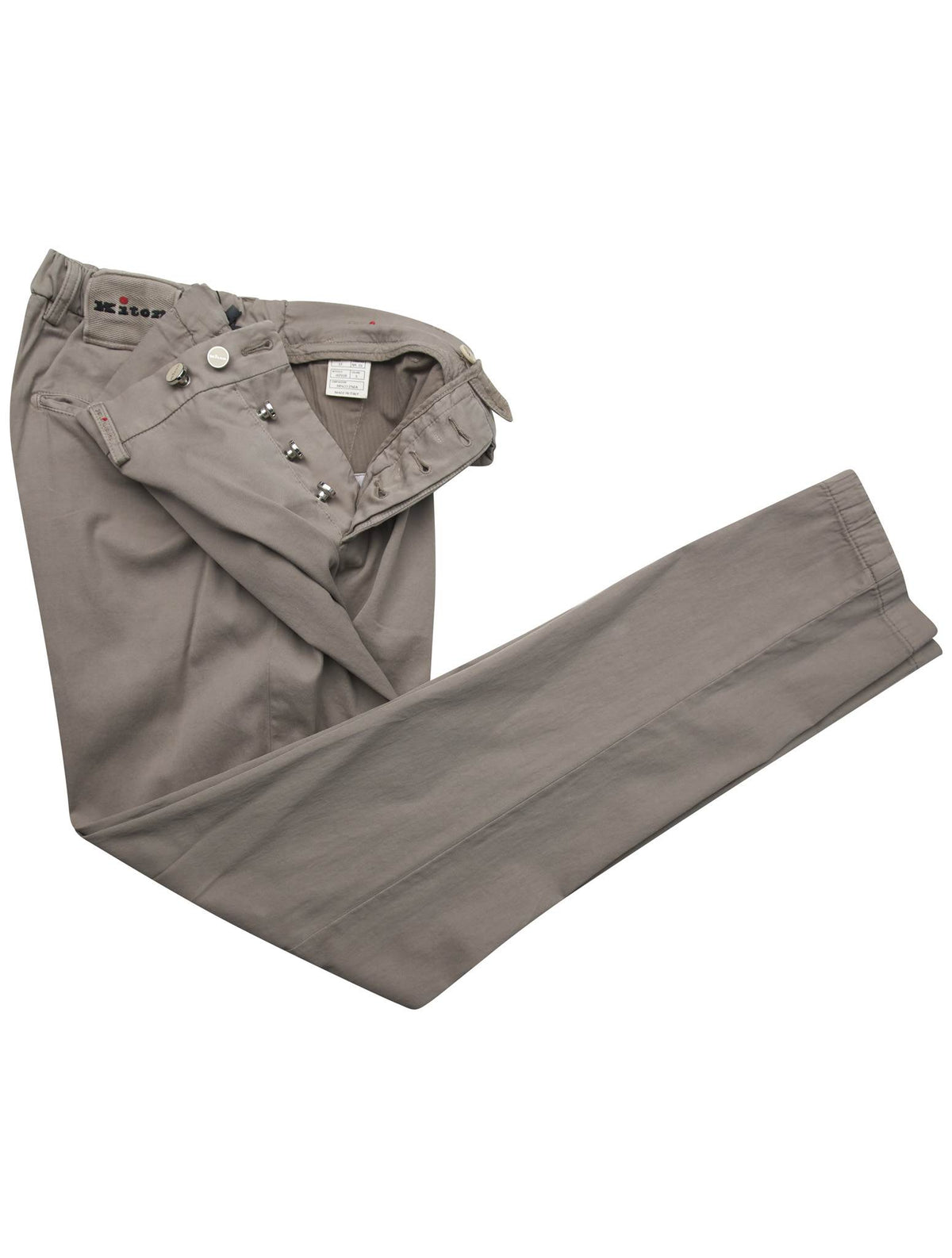 Kiton Kiton Beige Cotton Ea Pants Beige 001