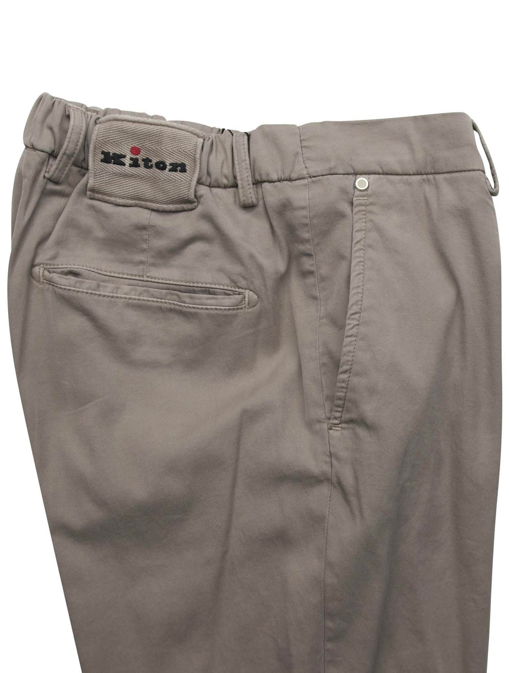 Kiton Beige Cotton Ea Pants