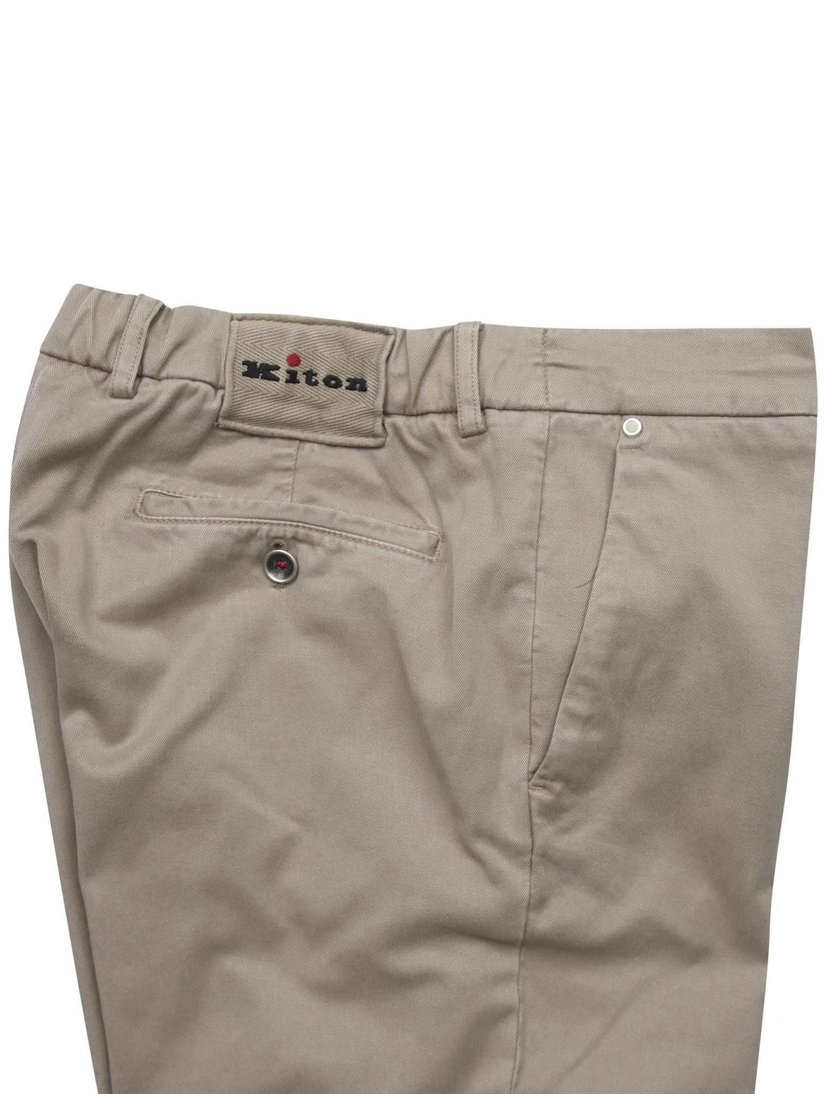 Kiton Beige Ly Cotton Ea Pants