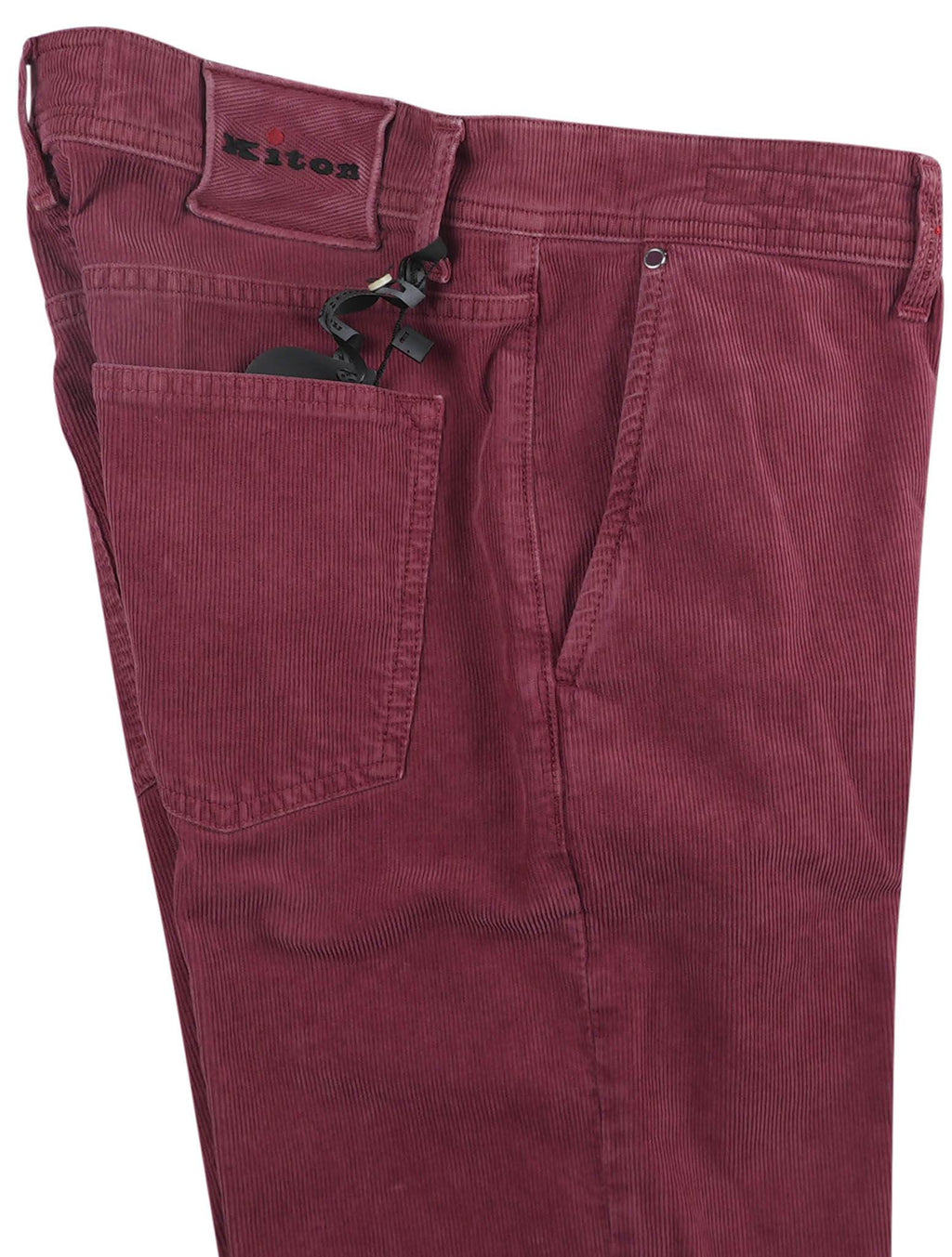 Kiton Kiton Red Cotton Ea Pant Red 000