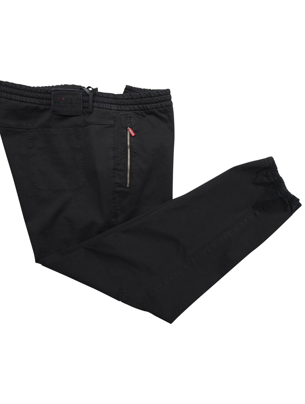 Kiton Kiton KNT Black Cotton Ea Pants Black 000