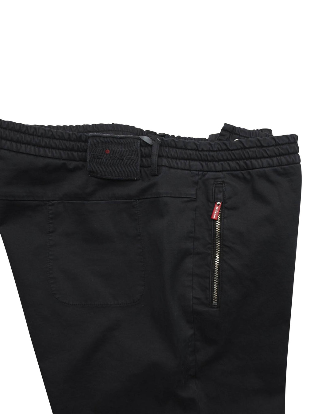 Kiton KNT Black Cotton Ea Pants
