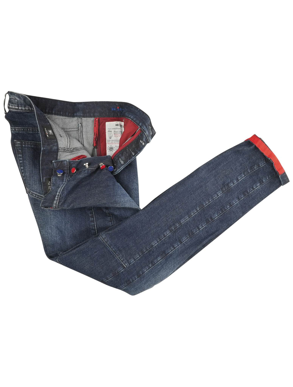 Kiton Kiton Blue Cotton Ea Jeans Blue 001