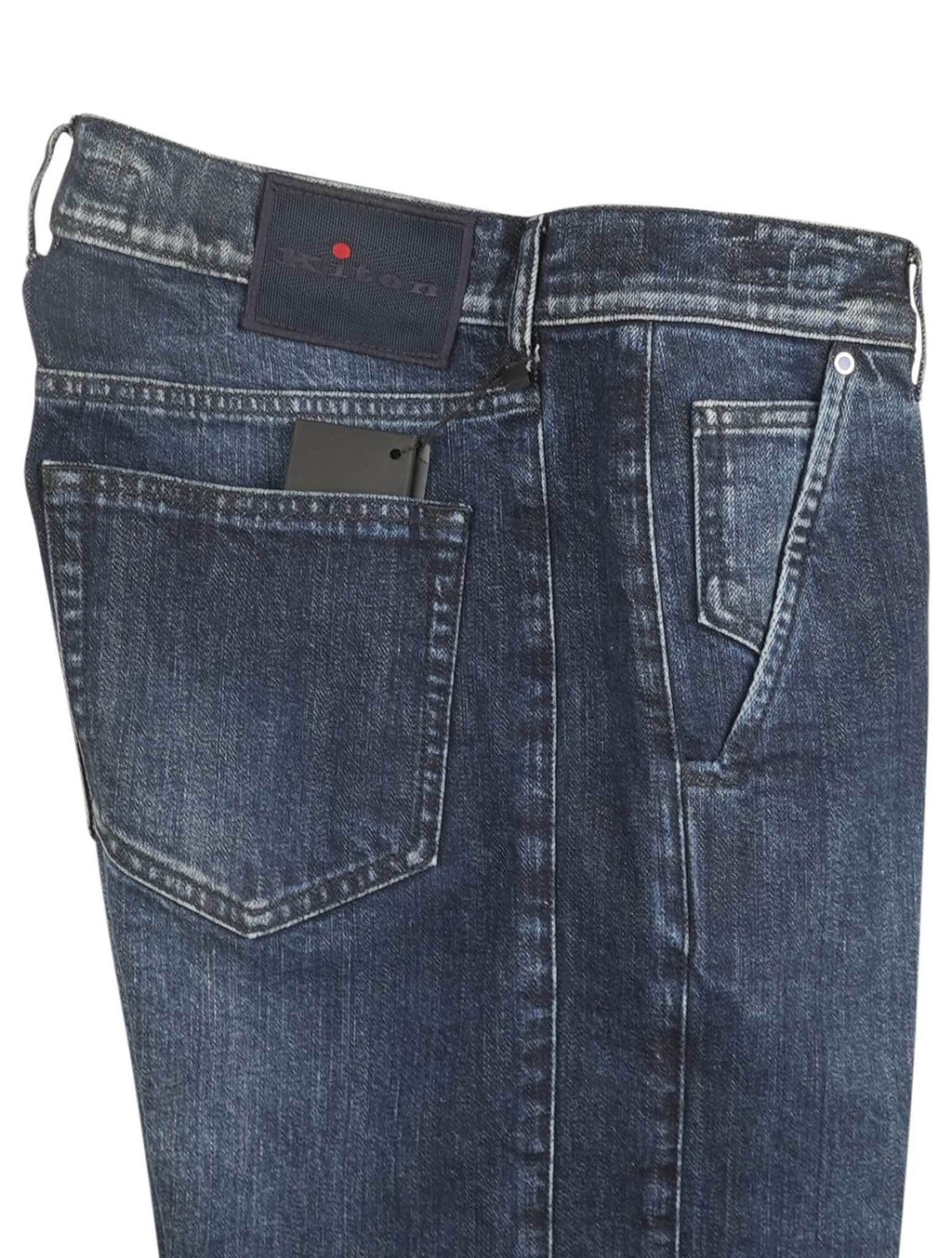 Kiton Blue Cotton Ea Jeans