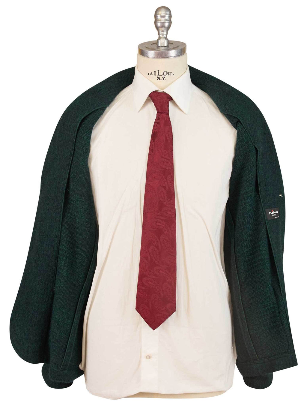 Kiton Green Cashmere Blazer