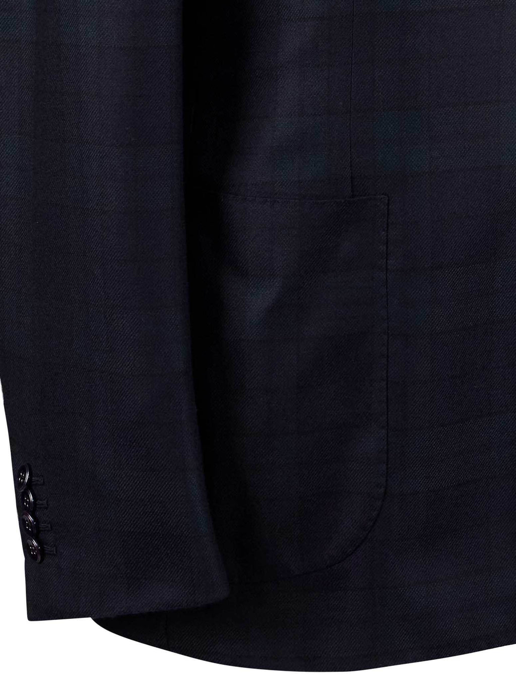 Kiton Blue Green Cashmere Blazer