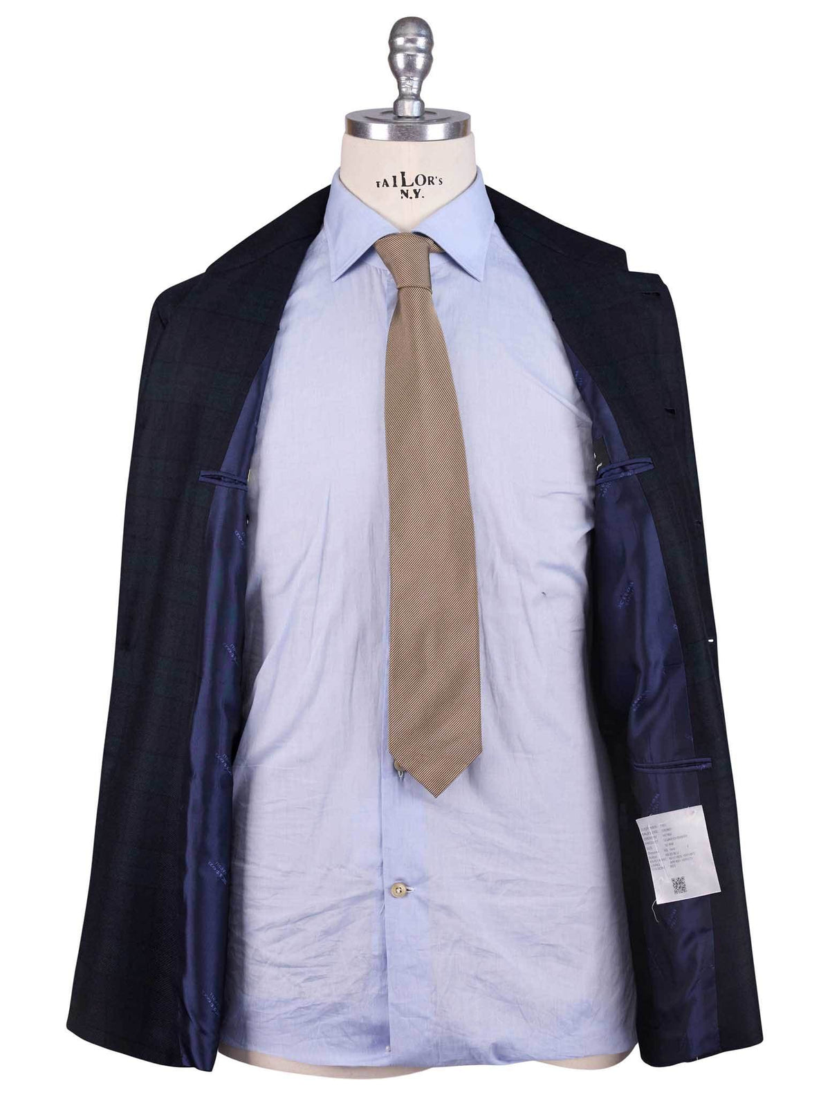 Kiton Blue Green Cashmere Blazer