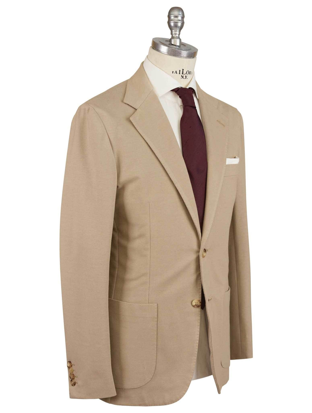 Kiton Kiton Beige Cotton Ea Blazer Beige 001