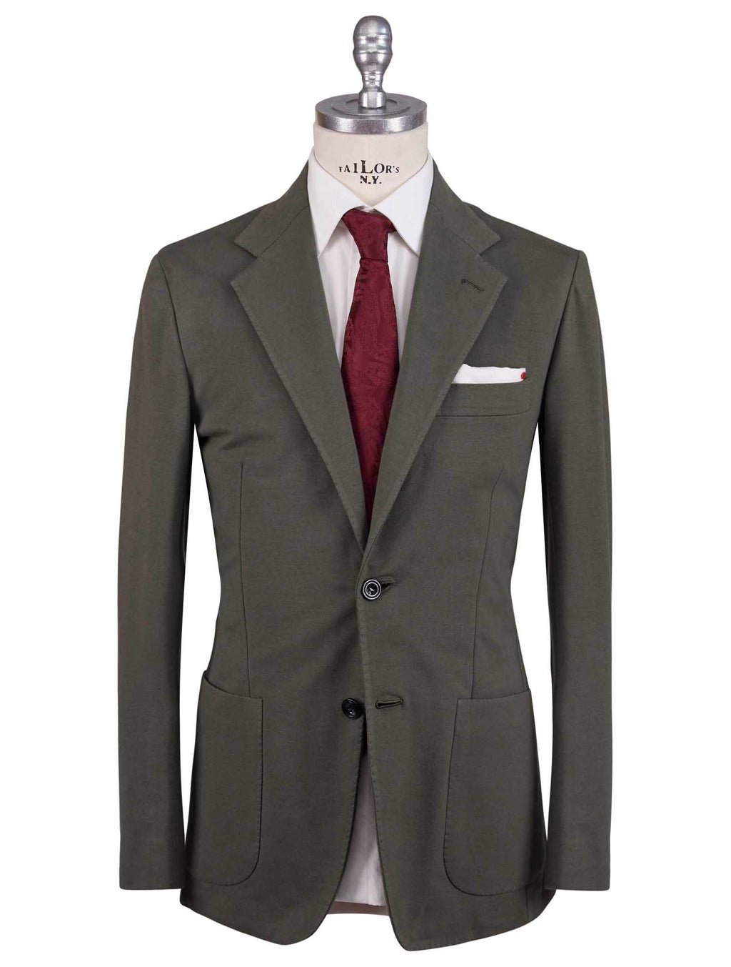 Kiton Kiton Green Cotton Ea Blazer Green 000