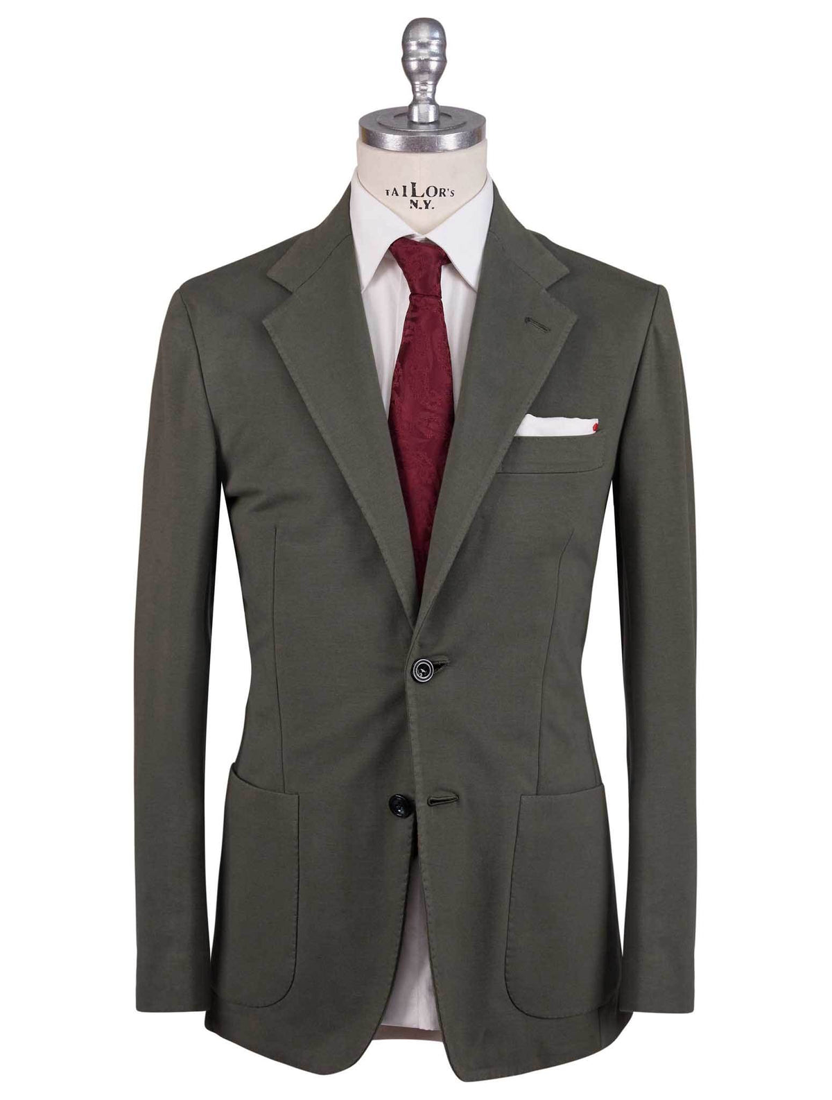 Kiton Kiton Green Cotton Ea Blazer Green 000