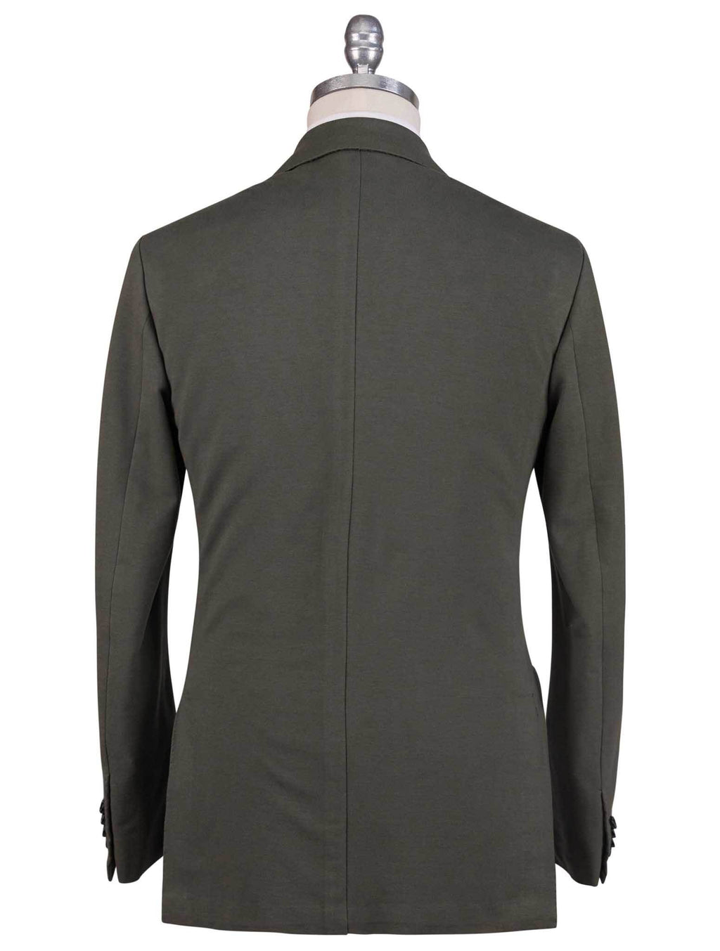 Kiton Green Cotton Ea Blazer