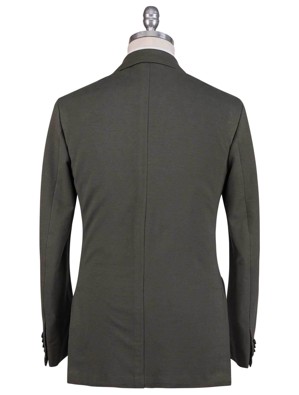 Kiton Green Cotton Ea Blazer