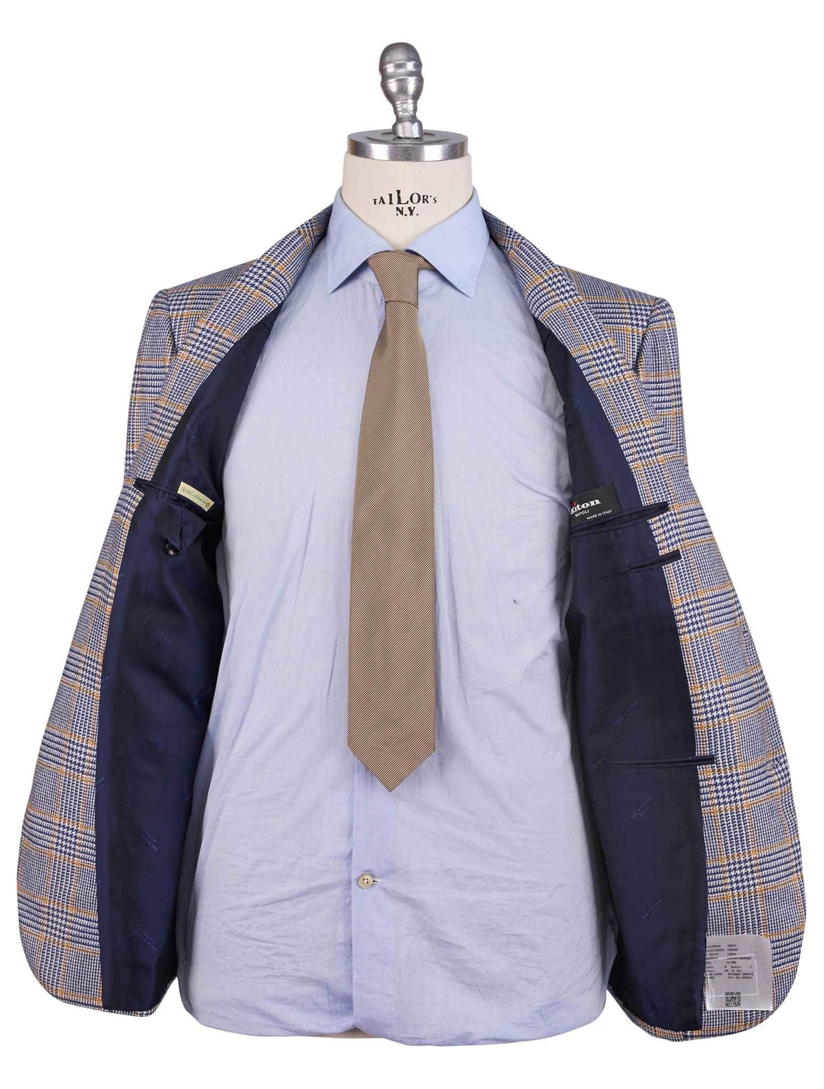 Kiton Multicolor Cashmere Blazer