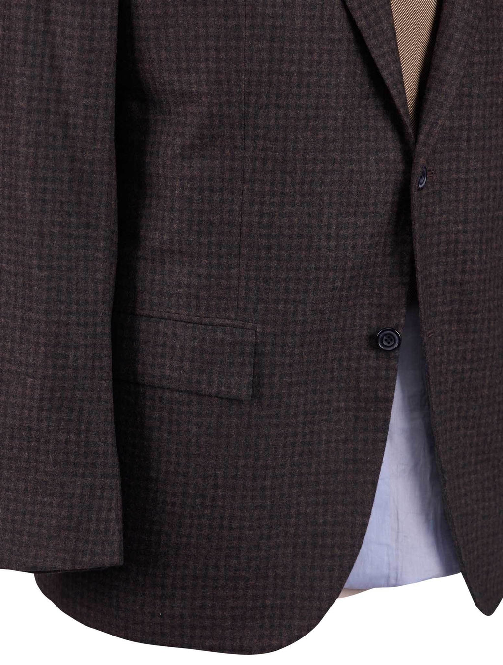 Kiton Multicolor Cashmere Blazer