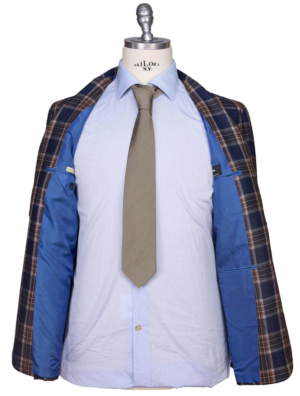Kiton Multicolor Cashmere Blazer