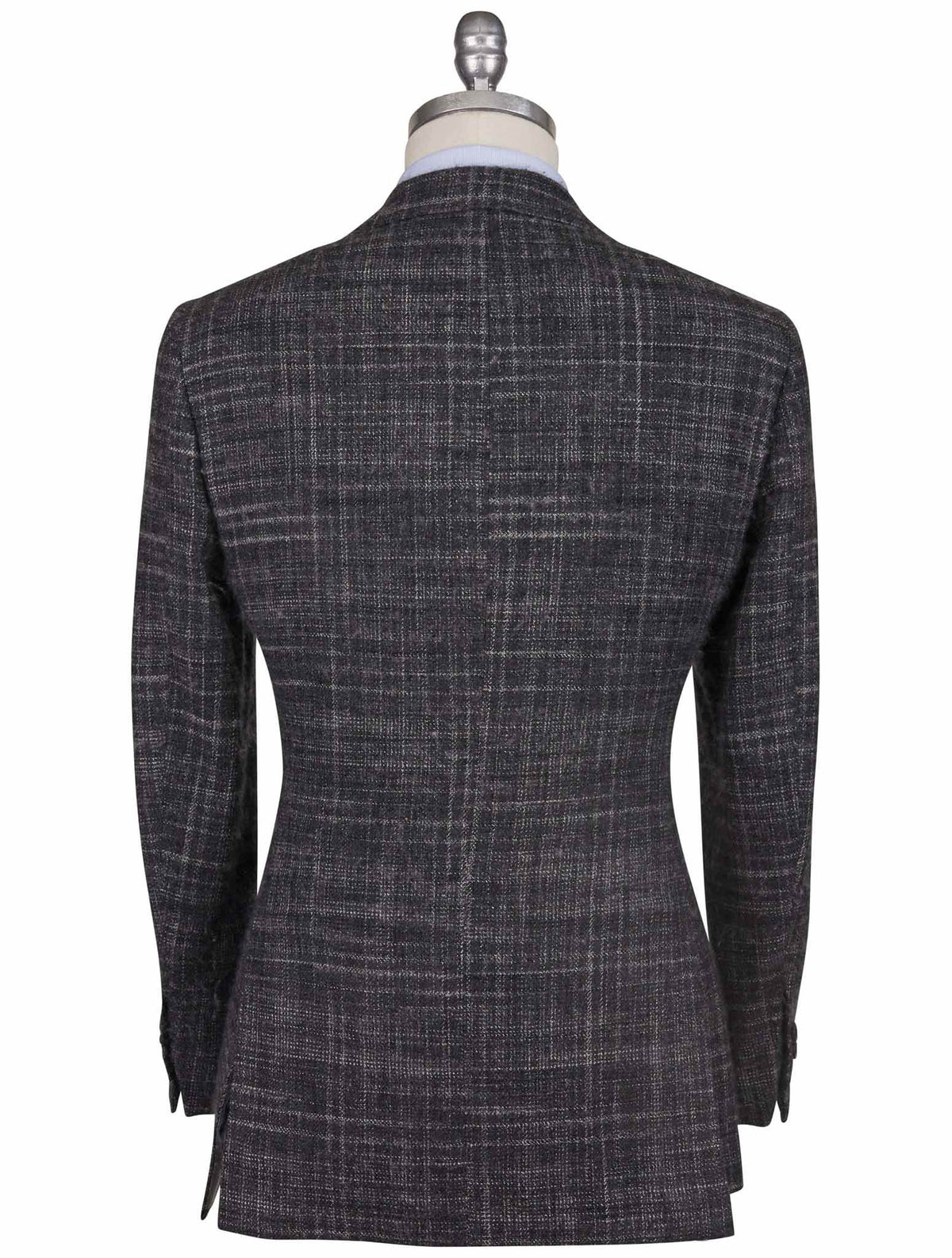 Kiton Gray Cashmere Silk Blazer