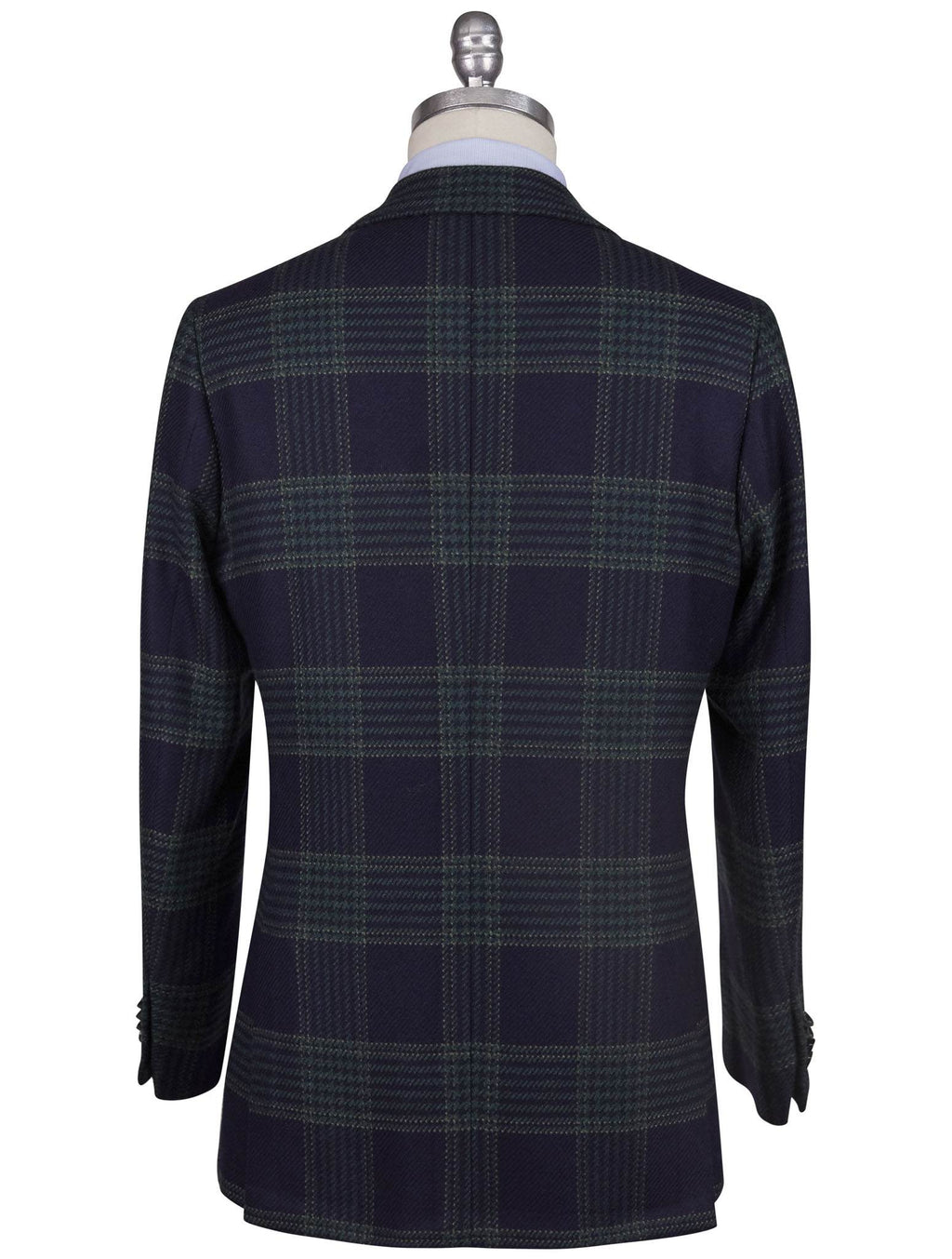 Kiton Blue Green Cashmere Blazer