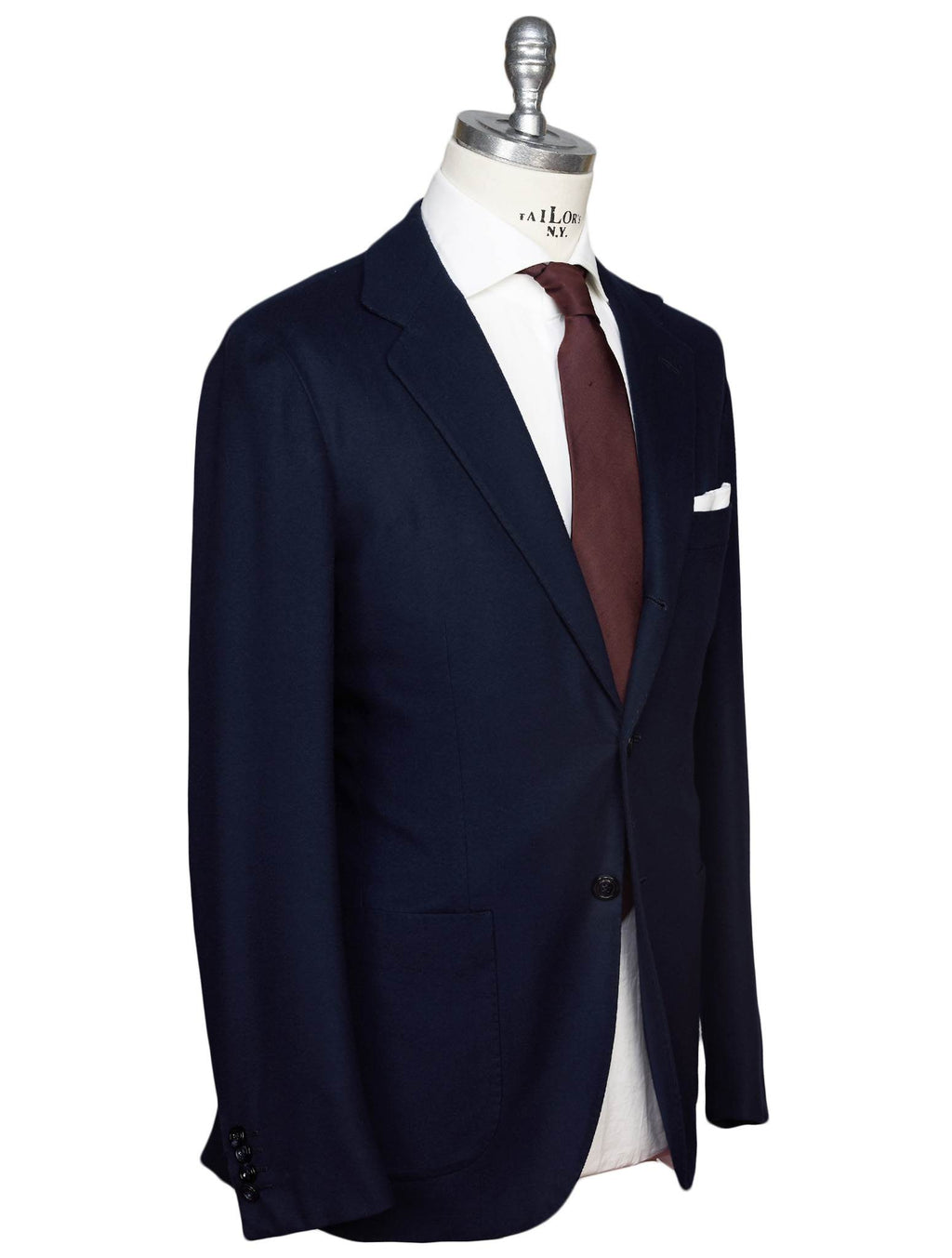 Kiton Kiton Blue Virgin Wool 12
