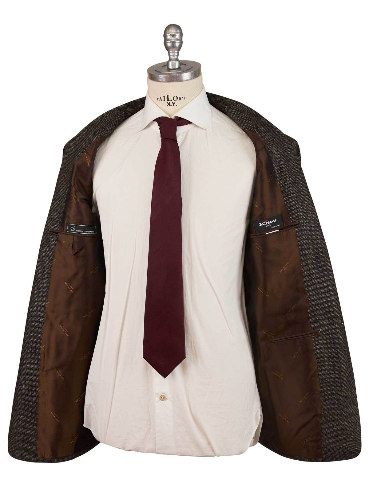 Kiton Multicolor Cashmere Guanaco Blazer