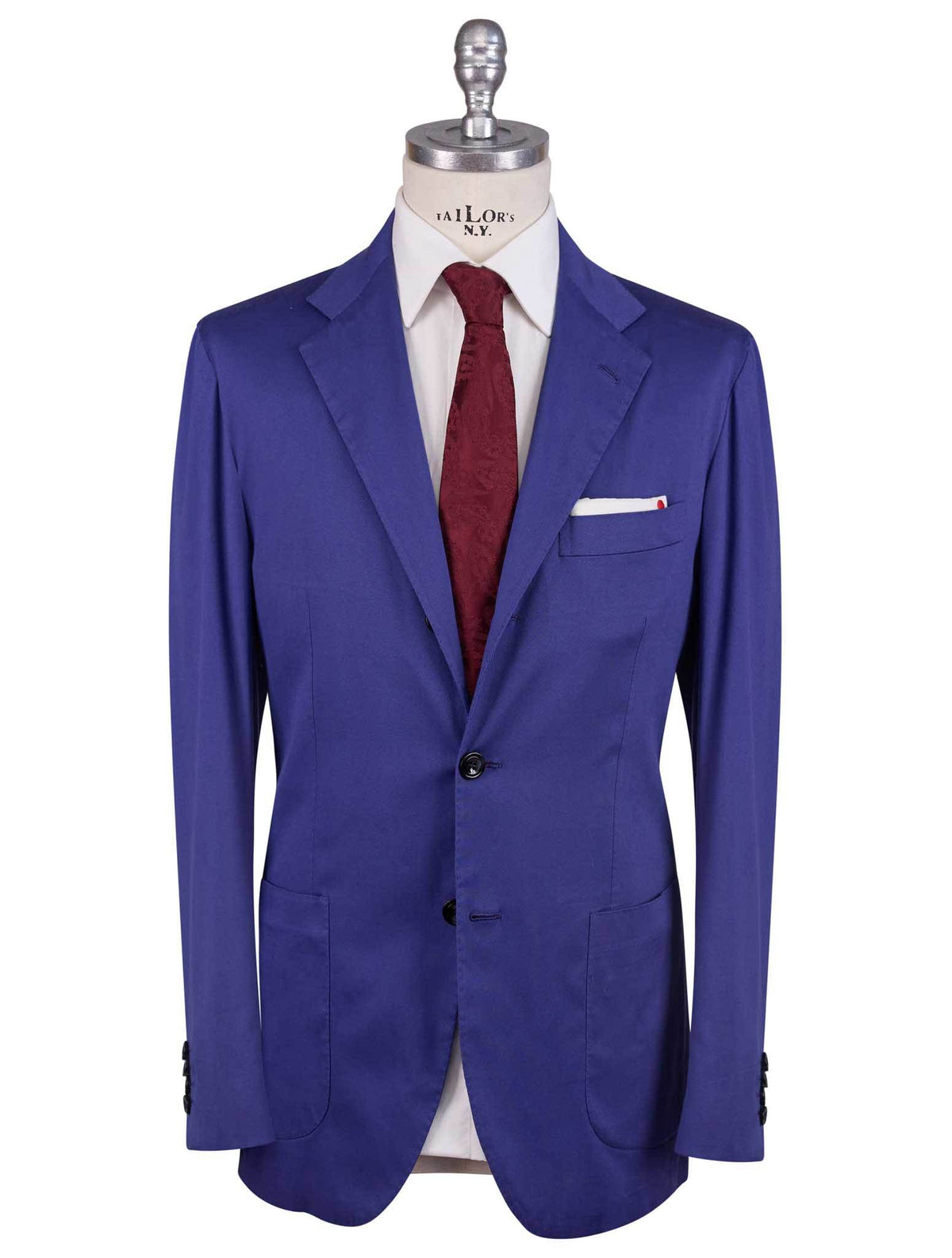 Kiton Kiton Blue Lyocell Ea Blazer Blue 000