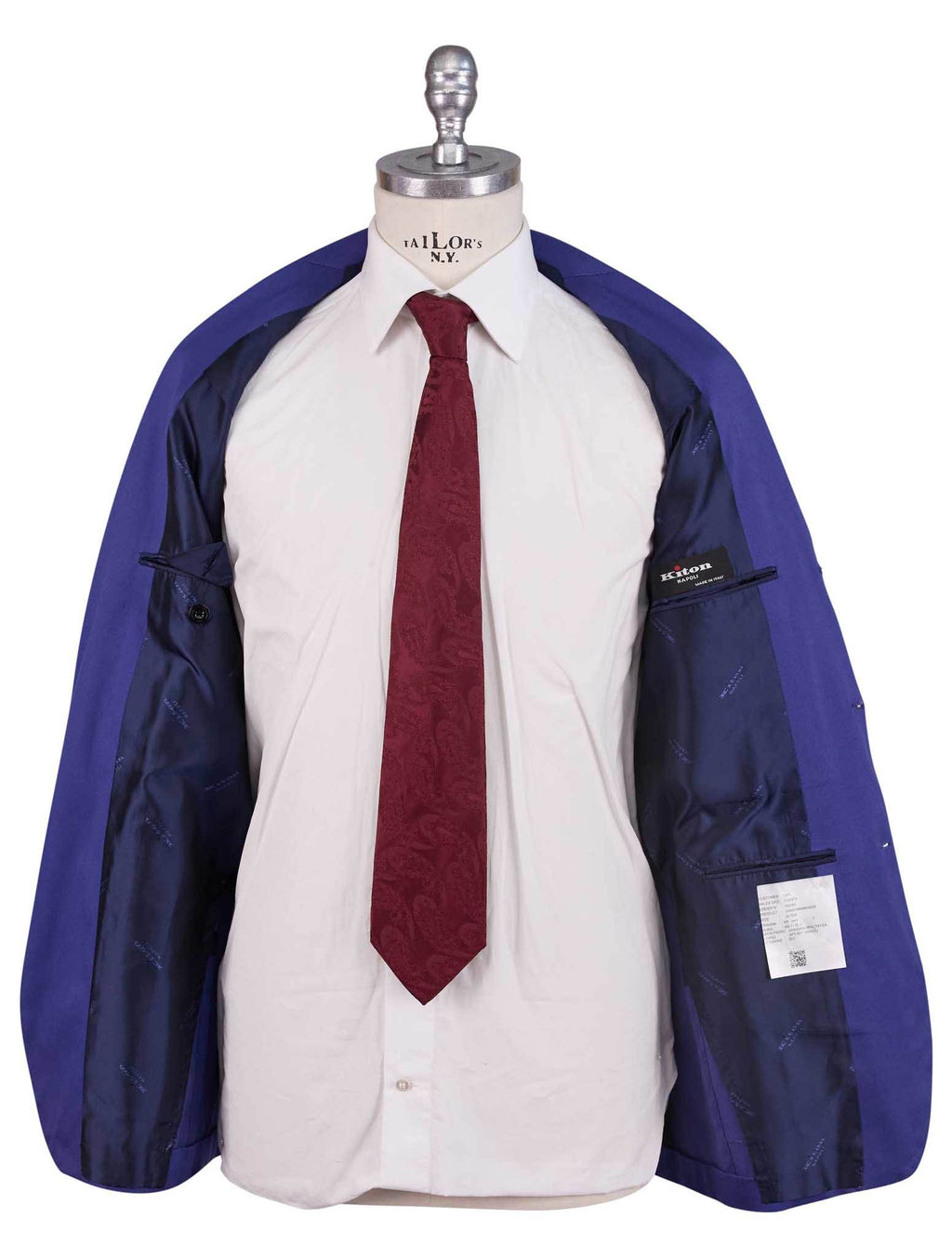 Kiton Blue Lyocell Ea Blazer