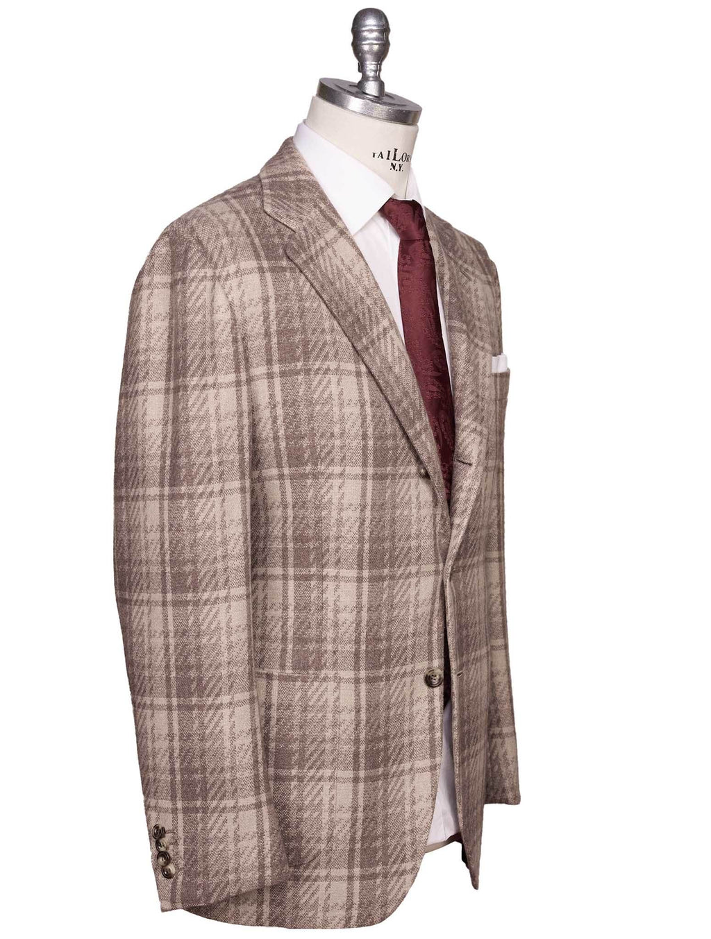 Kiton Kiton Beige Cashmere Blazer Beige 001