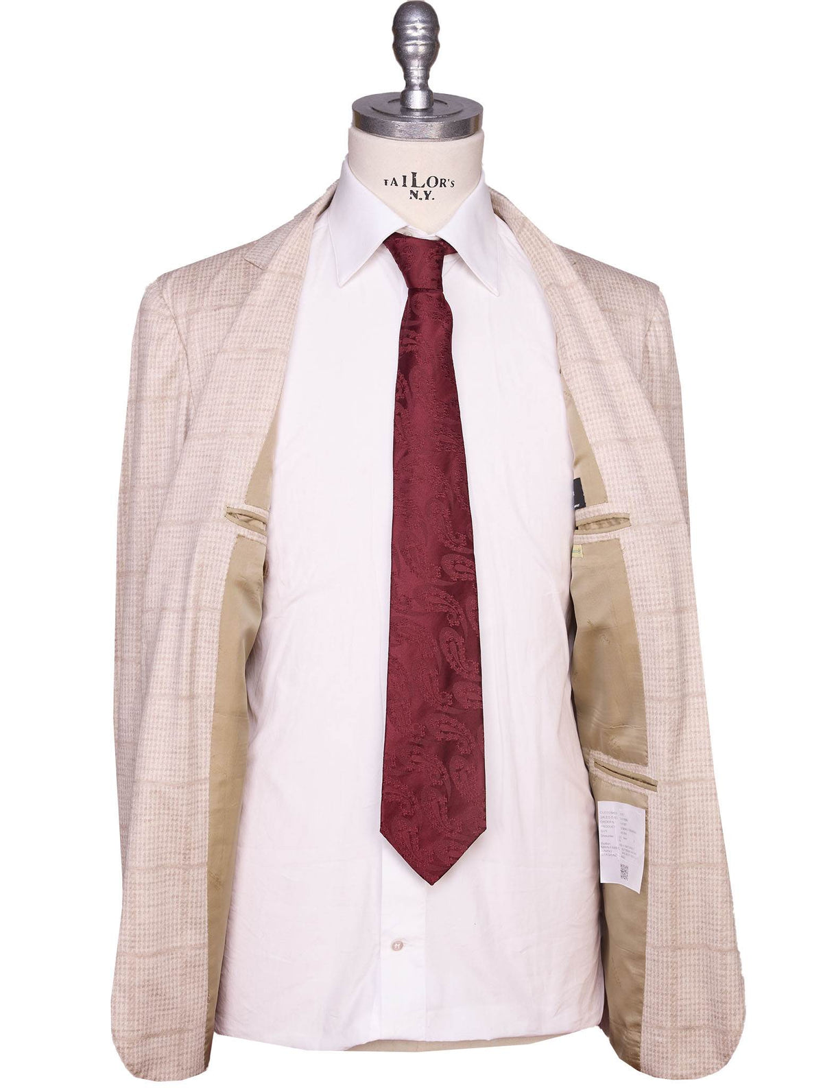 Kiton Beige Cashmere Blazer