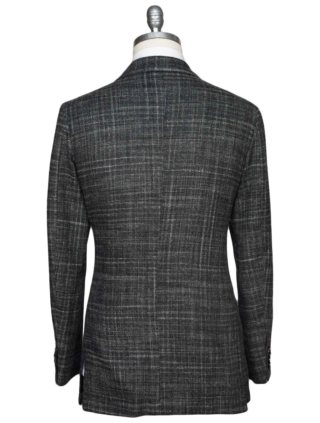 Kiton Gray Cashmere Wool Silk Blazer