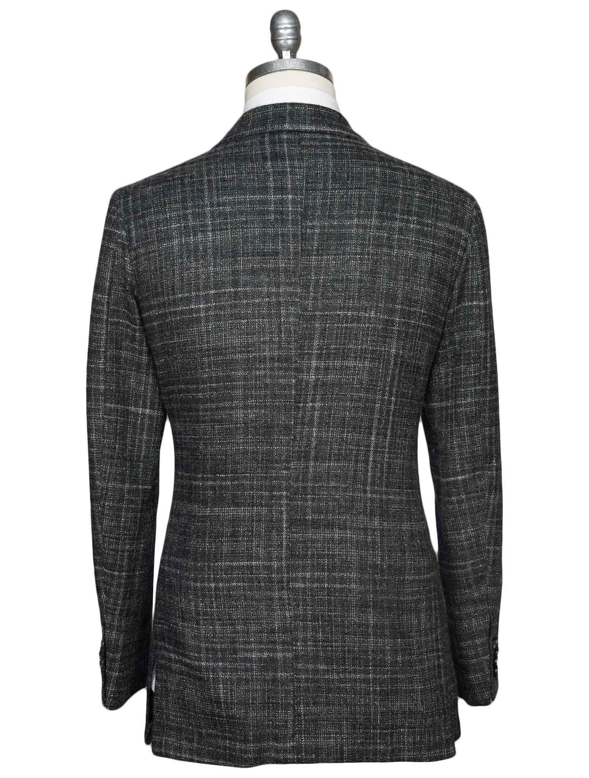 Kiton Gray Cashmere Wool Silk Blazer