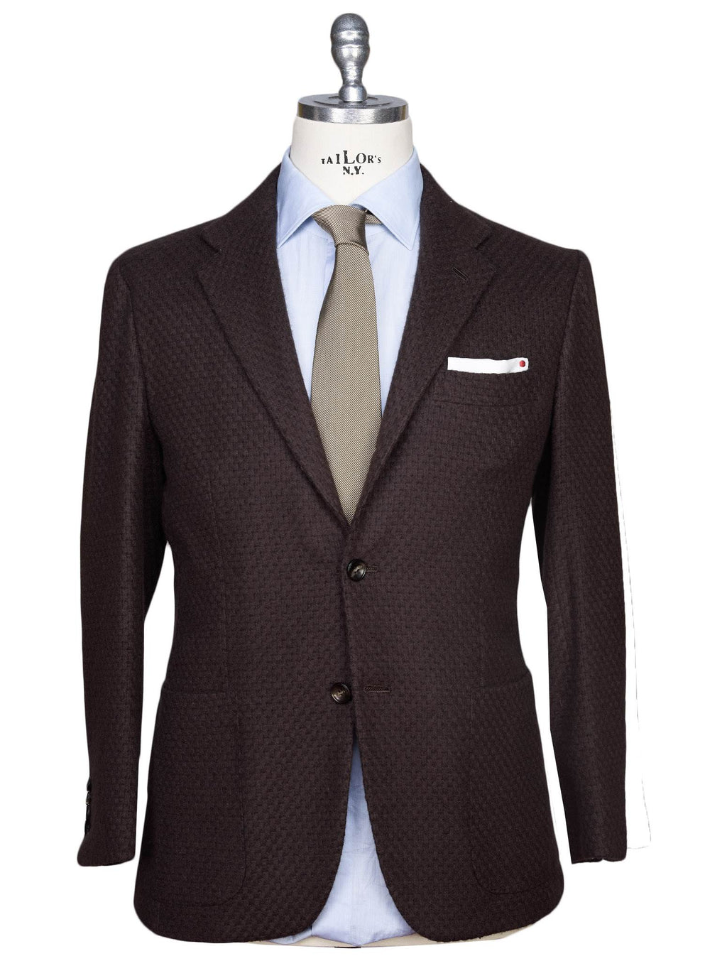 Kiton Brown Cashmere Blazer
