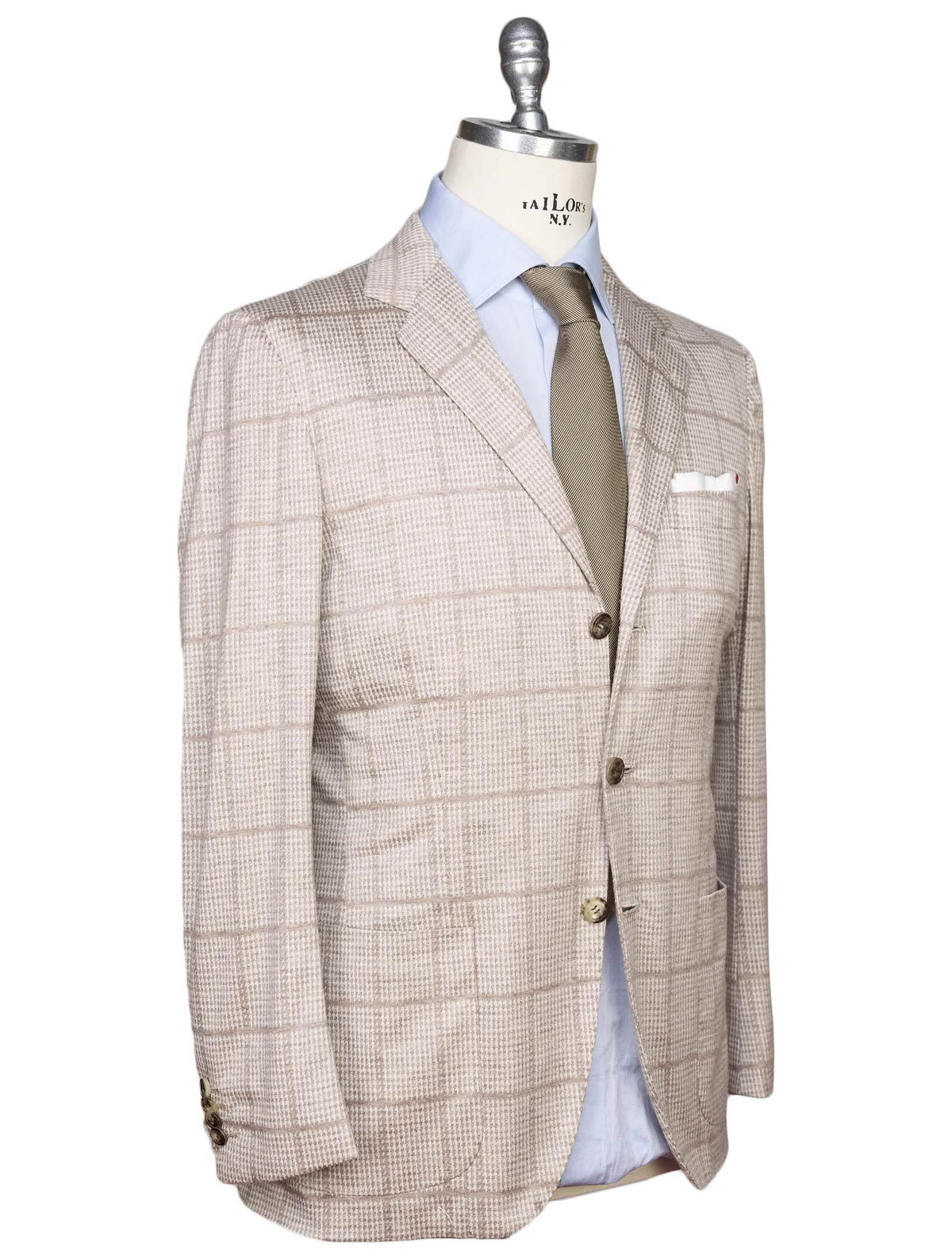 Kiton Kiton Beige Cashmere Blazer Beige 001