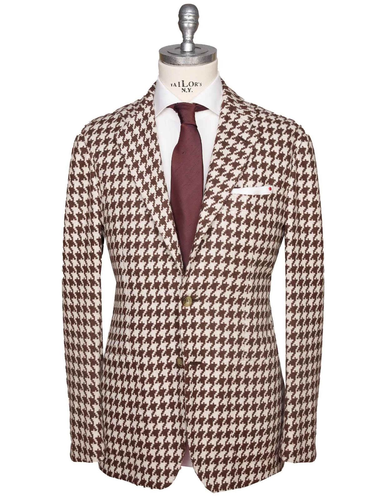 Kiton Kiton Brown Beige Cashmere Blazer Brown / Beige 000