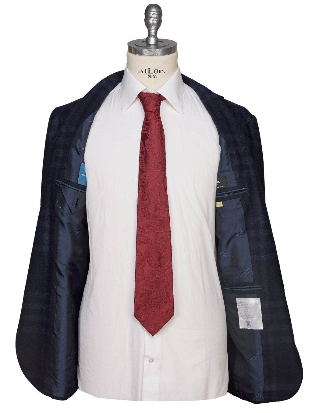 Kiton Blue Cashmere Blazer