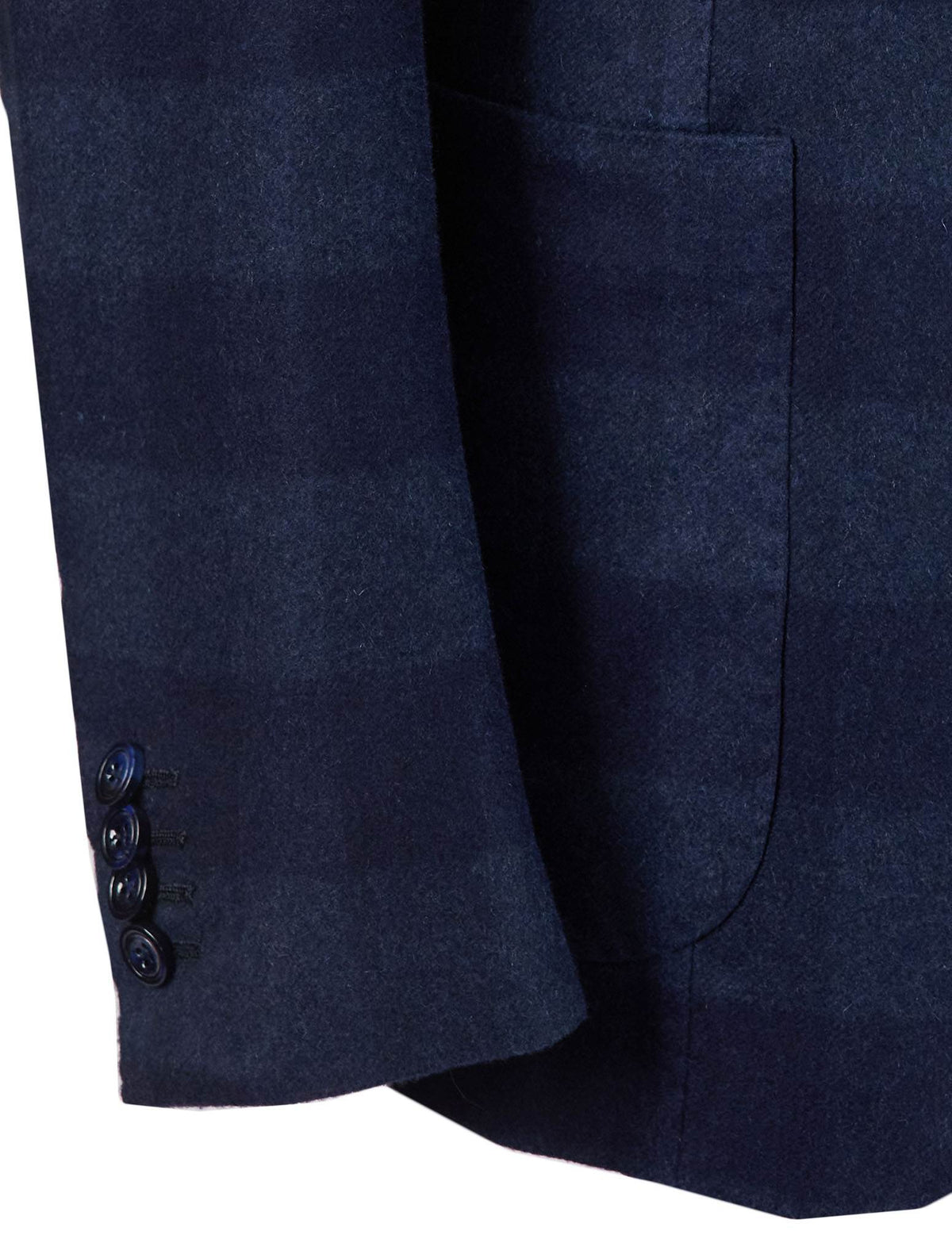 Kiton Blue Cashmere Blazer