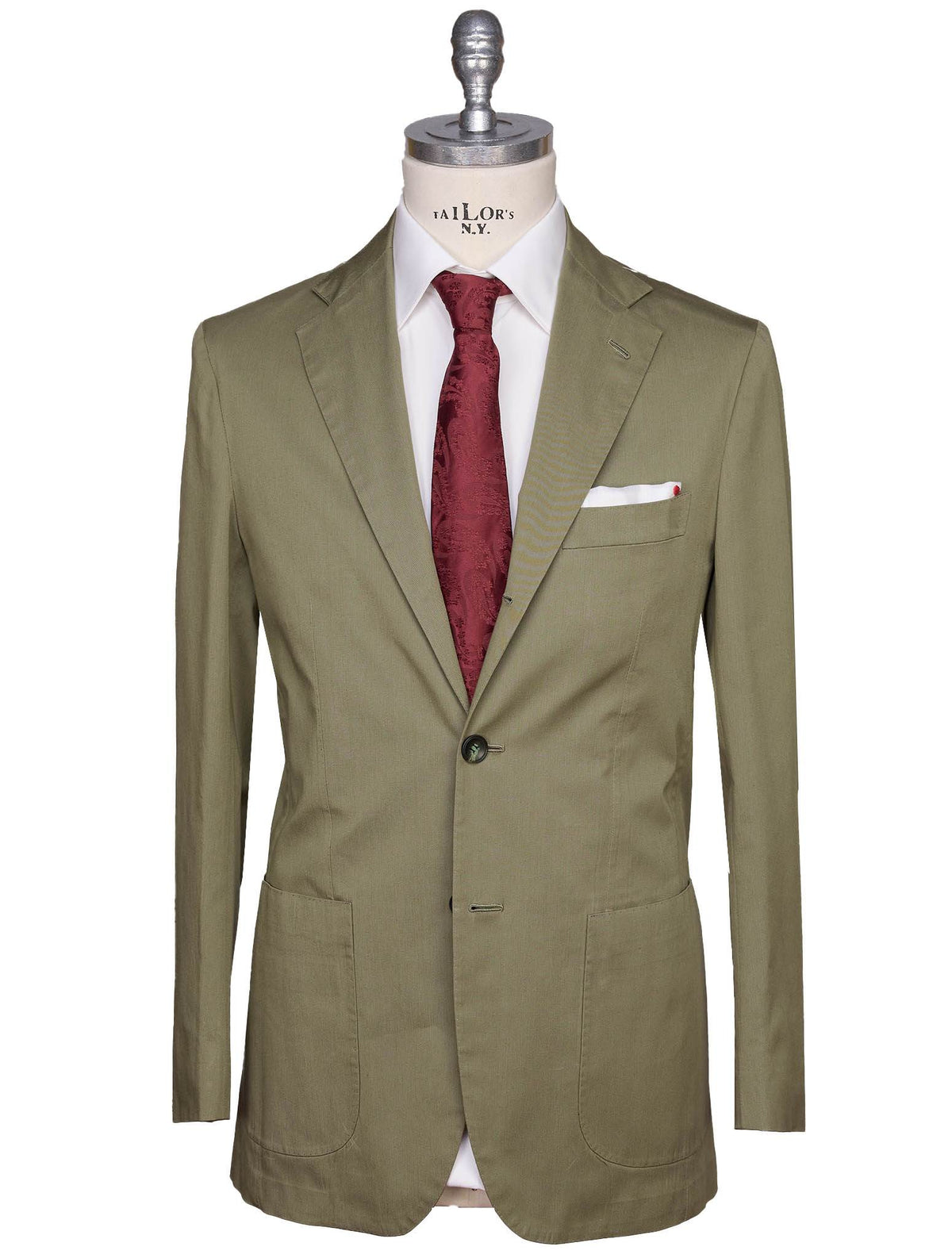 Kiton Kiton Green Lycra Viscose Silk Ea Blazer Green 000
