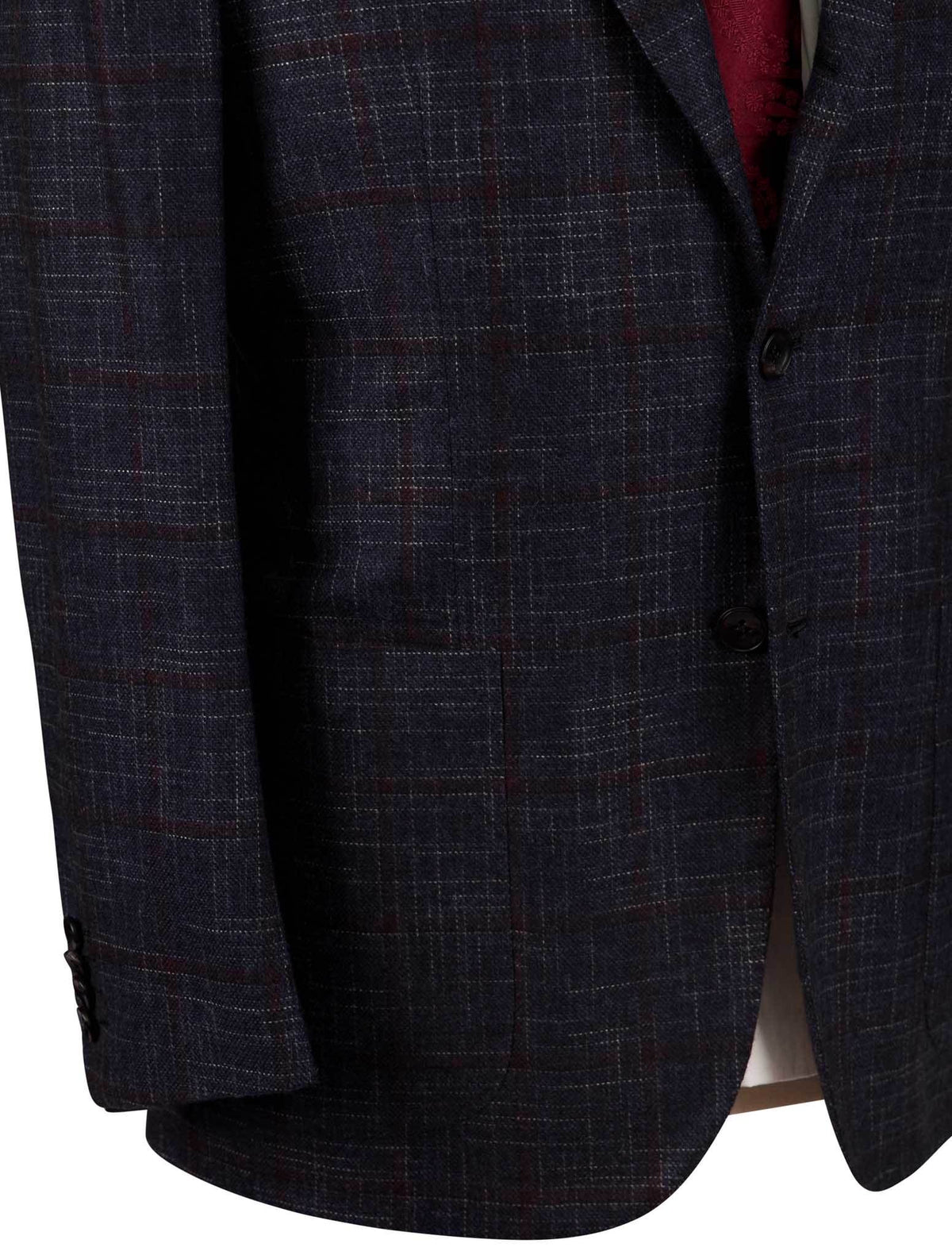 Kiton Multicolor Cashmere Guanaco Blazer