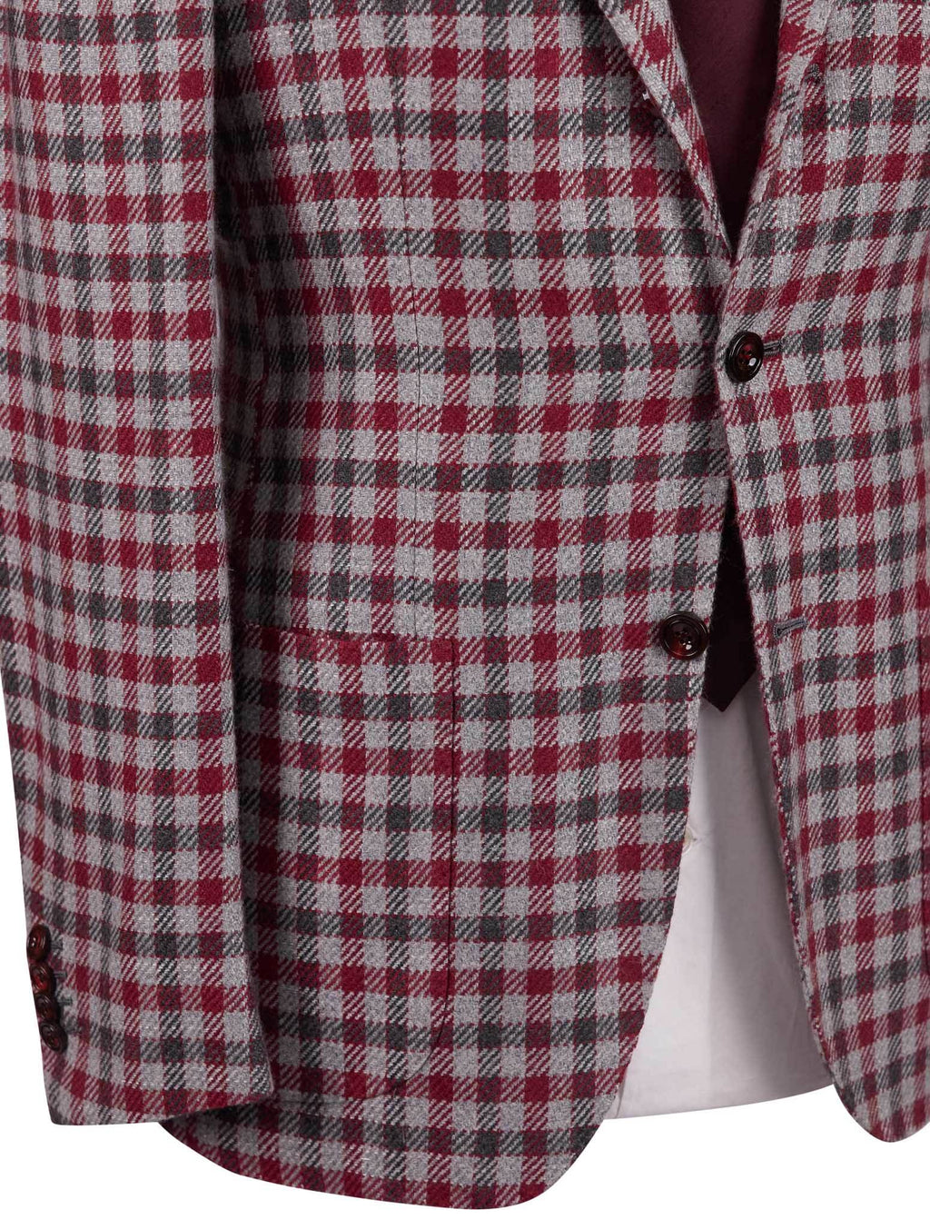 Kiton Multicolor Silk Cashmere Blazer