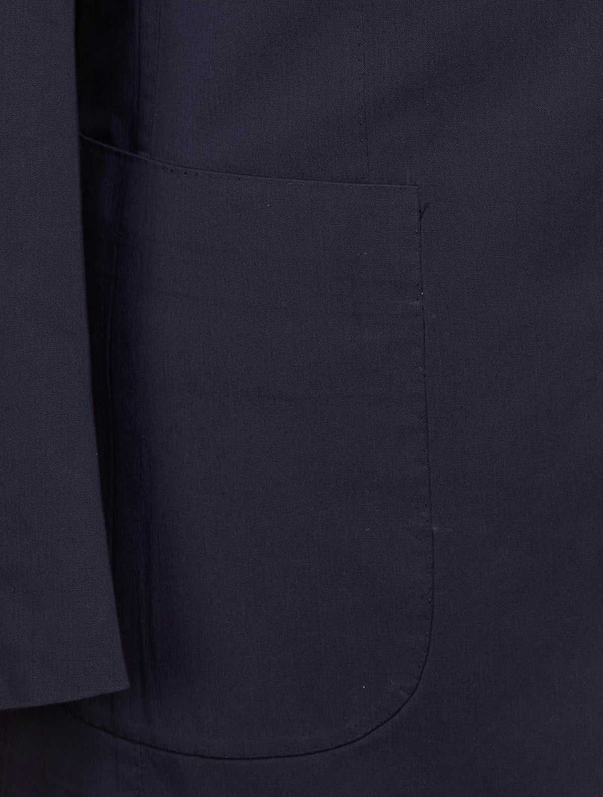 Kiton Blue Lycra Viscose Silk Ea Blazer