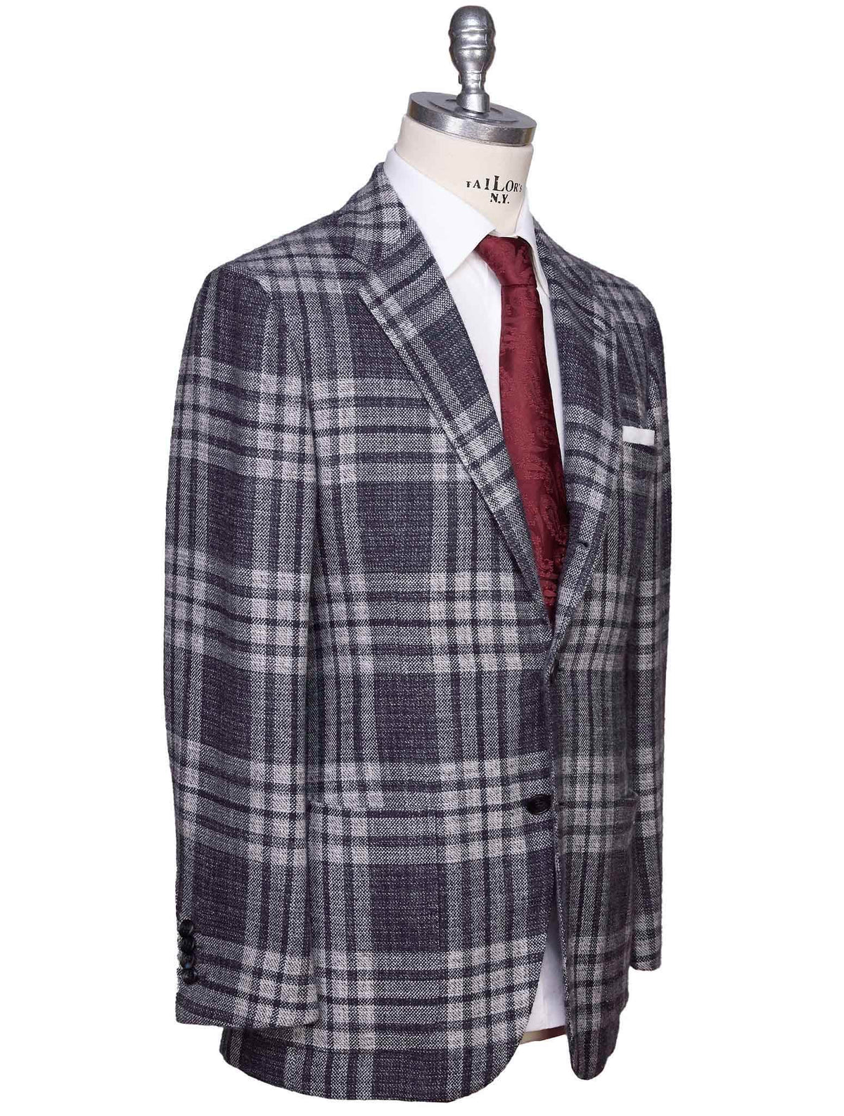Kiton Kiton Multicolor Cashmere Silk Blazer Multicolor 001
